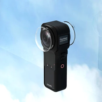 1-дюймовая панорамная камера Leica, оригинальная защитная крышка для объектива, прозрачная защитная пленка, 2 штуки для Insta360 One Rs A9E8