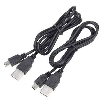 1 м Мини-5-контактный USB-кабель для передачи данных, Кабели для зарядного устройства, шнур, соединитель проводов для игровой консоли Sony PS3