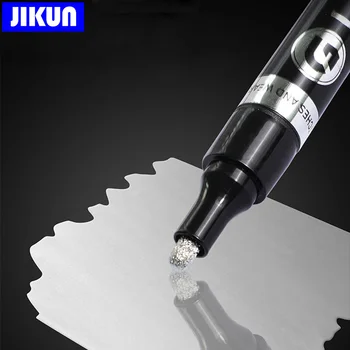 Жидкий зеркальный маркер JIKUN Серебряные маркеры Ручка DIY Светоотражающие ручки Зеркальные маркеры Хромированная металлическая ручка для рукоделия