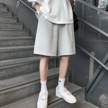 Новые мужские шорты в повседневном стиле Harajuku, спортивные штаны для бега трусцой, уличная одежда в стиле хип-хоп, хлопковые шорты первой необходимости оптом