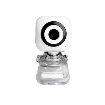 Портативная USB-Веб-камера 480P 0.3MP 30 кадров в секунду Камера с Прозрачным Креплением веб-камера с микрофоном Ноутбук Портативный ПК Настольный Компьютер
